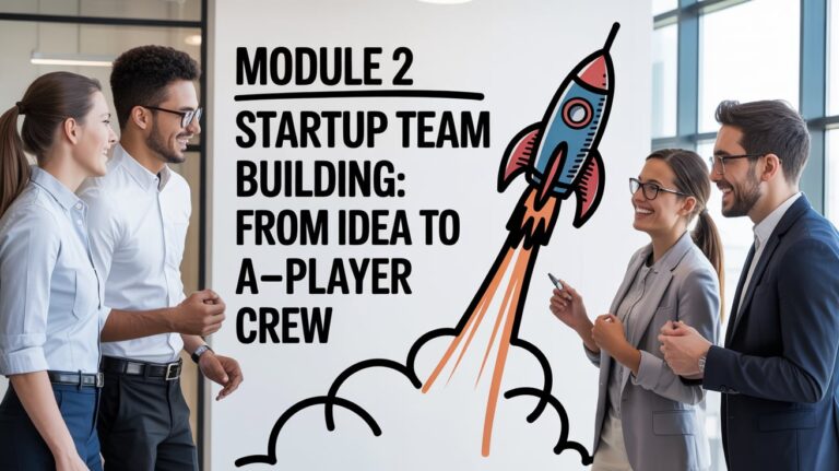 Module 2 Startup Team Building: From Idea to A-Player Crew