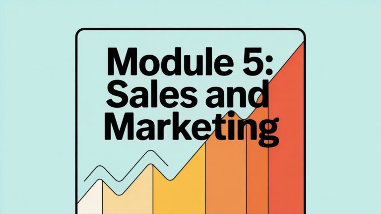 Module 5: Sales and marketing